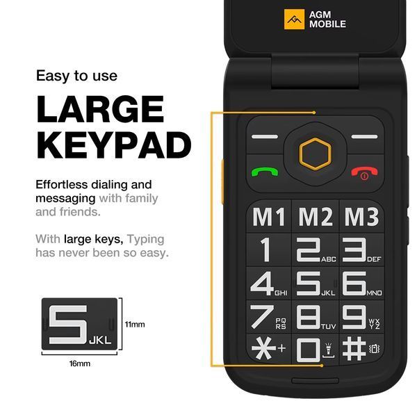 Защищенный телефон-раскладушка AGM M10 4G 882307