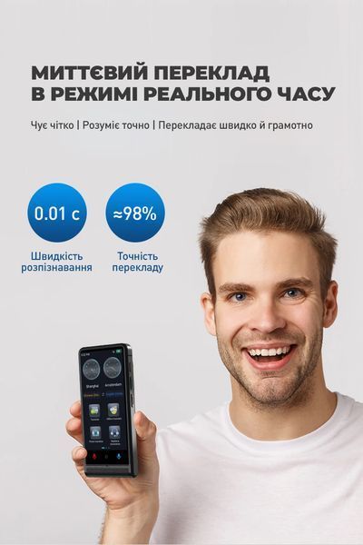 Голосовой переводчик Smart Translator M13 (UA) 810035