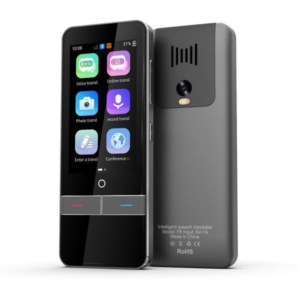 Голосовий перекладач Ai Translator F6 Gray 810008