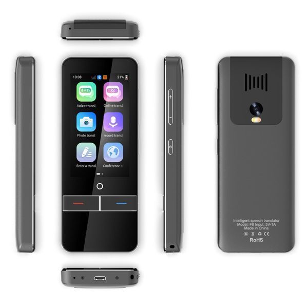 Голосовий перекладач Ai Translator F6 Gray 810008