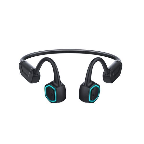 Костные наушники Kemi OpenEar X15 LED IPX8 Bluetooth 5.3 + MP3-плеер 32 ГБ Черный 991108
