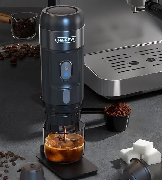 Портативная автомобильная кофеварка HiBREW H4A Premium Travel Set 680008