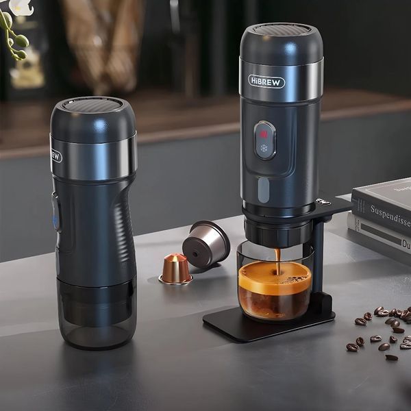 Портативная автомобильная кофеварка HiBREW H4A Premium Travel Set 680008