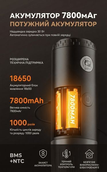 Портативная кофеварка на аккумуляторе iCafilas Espresso Maker ME2604 680003