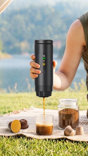 Портативная кофеварка на аккумуляторе Portable Espresso Machine KF-JN-04 680011