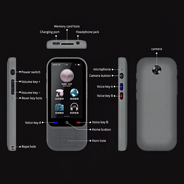 Голосовий перекладач Ai Translator S80 Pro 810022