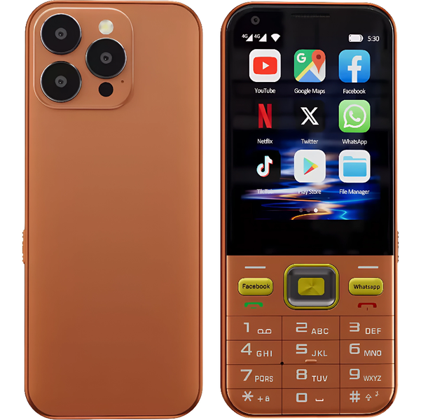 Кнопковий смартфон UNIWA F6 Ultra 4G Android + WhatsApp + Facebook 882236